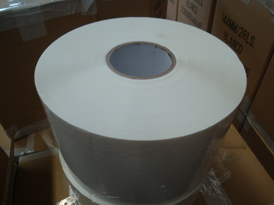 白い色のBoppのロゴの印刷のための粘着テープ72MM 60MM 48MMのジャンボ ロール